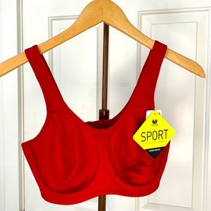 Wacoal Underwire Red Sports Bra 36D